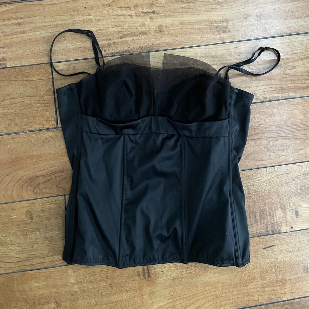 La Perla Black Bustier Corset Top